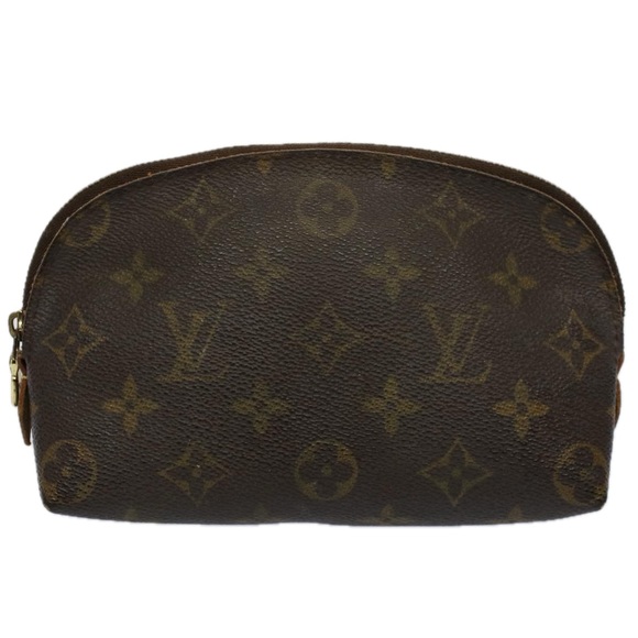 LOUIS VUITTON Monogram Pochette Cosmetic PM Cosmetic Pouch M47515 LV Auth 57871 - Picture 13 of 16